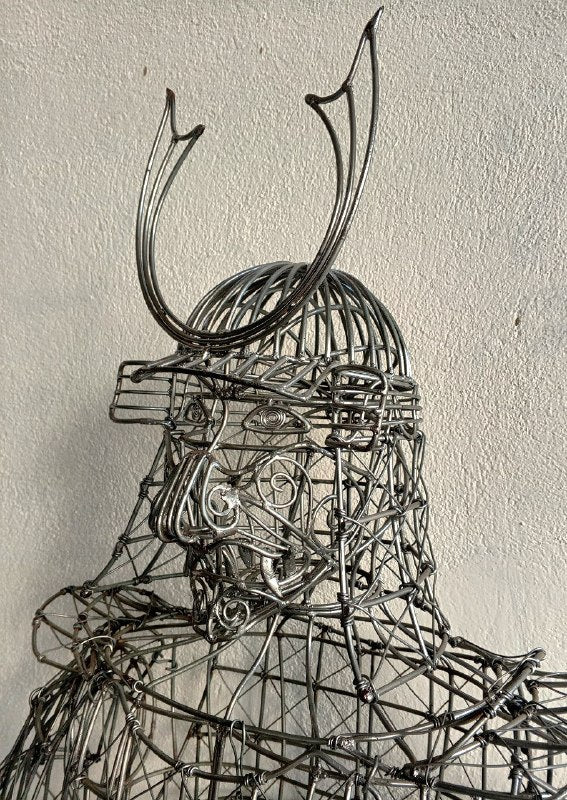 Wire Samurai / Steel Samurai Sculpture