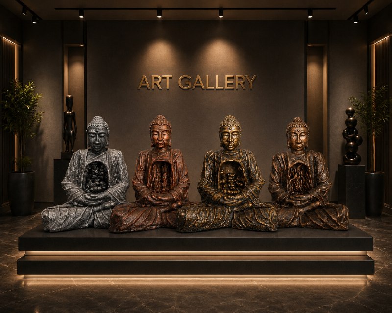 Four Buddhas — Four Elements