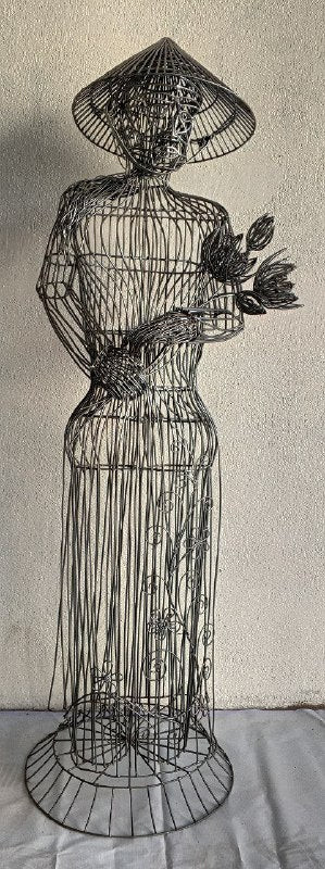 Vietnamese Woman with Lotus