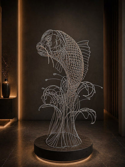 Carp Ascending the Current