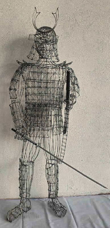 Wire Samurai / Steel Samurai Sculpture