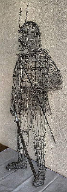 Wire Samurai / Steel Samurai Sculpture