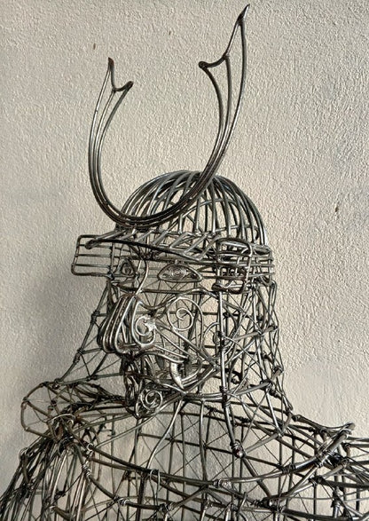 Wire Samurai / Steel Samurai Sculpture